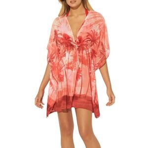 BLEU BY ROD BEATTIE Women's Living Color Cover-up Caftan Size M NWT